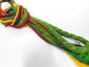 正絹　手組帯締め